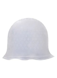 اشتري Reusable Silicone Hair Staining Cap White في مصر