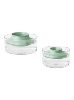 اشتري 2-Piece Herbs And Vegetables Regrow Kit Jade Green في الامارات