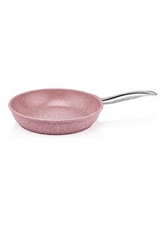 Buy Casting Granite Cook Pan Pink/Grey 22inch in UAE