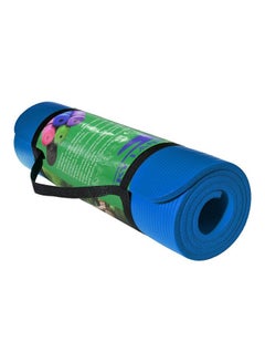 Buy Anti-Skid Yoga Mat With Carrying Strap 15.8x61.4x16.2cm in UAE