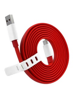 Buy Warp Charge Type-C Cable Red/White in UAE