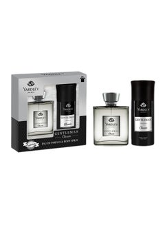 Buy Gentleman Classic Eau De Perfume And Body Spray 100ml+150ml Pack of 2 in UAE