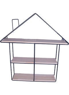 Buy 3-Tier Floating Shelf Beige/Black in Saudi Arabia