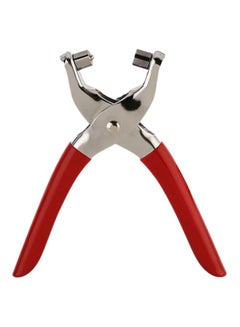 Buy Eyelet Steel Pliers Set Red/Silver in UAE