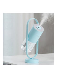 Buy 360-Degree Movable Humidifier With Projection Lamp Blue in UAE