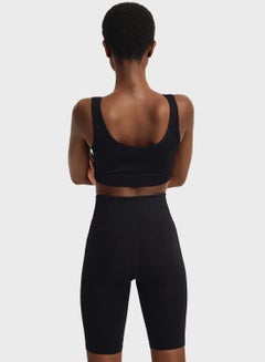 MANGO Seamless High-Rise Cycling Shorts 