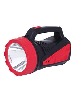 Buy Waterproof Led Search Light With Lead Acid Rechargeable Battery Black/Red 15.6x42.4x20.4cm in Saudi Arabia