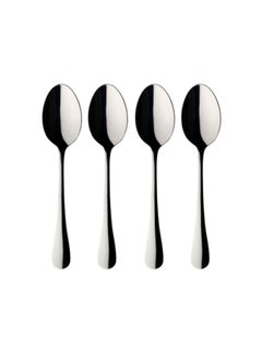 Buy 4-Piece Stainless Steel Spoon Silver 3x12x0.05cm in Saudi Arabia