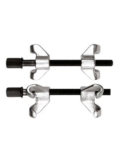 Buy 2-Piece Coil Spring Clamp Set Silver/Black 90x200mm in UAE