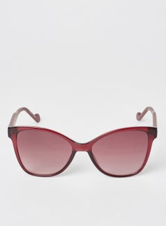 Buy Women's Full Rim Injected Butterfly Sunglasses - Lens Size: 55 mm in Saudi Arabia
