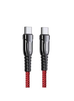 Buy Type C to Type C 60W Fast Cable Red in UAE