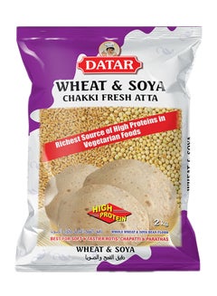 Buy Chakki Fresh Wheat And  Soya Atta 2kg in UAE