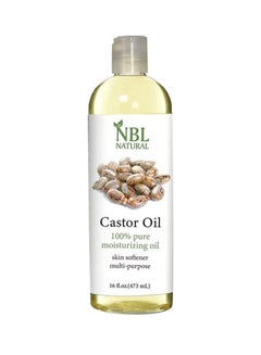 Buy Castor Oil For Skin, Hair, Eyelashes And Eyebrows 473 ml in UAE