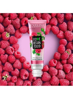 Buy I Love Vegan Food Protective Hand Cream Pink 50ml in Saudi Arabia