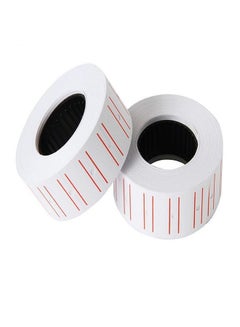 Buy Single Line Pricing Label White in Saudi Arabia