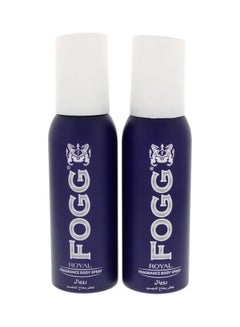 Buy Pack Of 2 Fragrance Body Spray For Men Royal 120ml in UAE