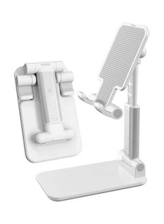 Buy Cell Phone Phone Stand For Desk,Sturdy Aluminum Metal Phone Holder,Compatible with Mobile Phone White in Egypt