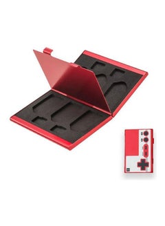 Buy 10-Slots Aluminium Metal Game Card Cartridge Storage Case Box  For Nintend Switch Ns Mario Red in Saudi Arabia