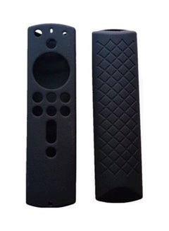 Buy For Fire Tv Stick 4K 5.9-Inch Tv Remote Control Silicone Case Cover Media Player Silicone Case Black in Saudi Arabia