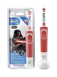 Buy Star Wars Themed Rechargeable Toothbrush Red/White in Saudi Arabia