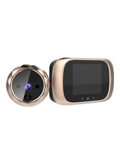 Buy Doorbell Intercom System With Monitoring Camera Rose Gold/Black in Saudi Arabia