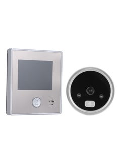 Buy Doorbell Intercom System With Monitoring Camera Silver/Black in Saudi Arabia