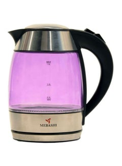 Buy Electric Kettle 1.8 L 2200.0 W ME-KT1101GPP Silver/Black/Clear in UAE