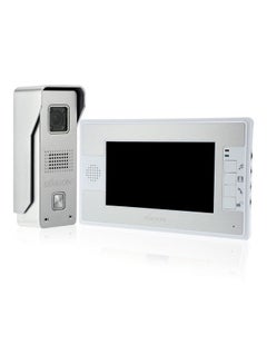 Buy Doorbell Intercom System With Monitoring Camera Silver in Saudi Arabia