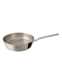 Buy Classic Stainless Steel Frying Pan Without Lid Silver 20cm in Egypt