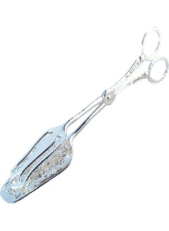 Buy Retro Style Zinc Alloy Heat Insulation Bread Tong Silver in Saudi Arabia