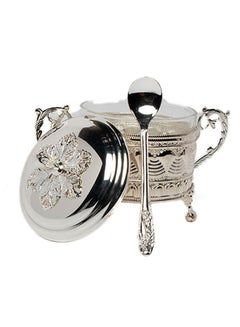 Buy Sugar Bowl Silver 15.5x12x9cm in Saudi Arabia