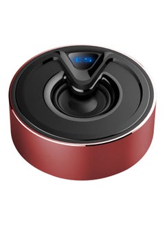 Buy Mini Wireless Heavy Bass Speaker Red in UAE