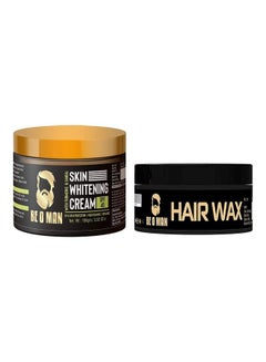 Buy Skin Whitening Cream And Hair Styling Wax Leather Pouch Kit For Men in UAE