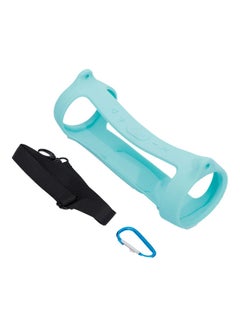 Buy 3-Piece Bluetooth Speaker Silicone Protective Case Cover With Strap Mint Green in Saudi Arabia