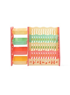 اشتري Book Barn And Toy Storage - Pink في الامارات