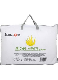 Buy Aloe Vera Pillow Polyester White 75 x 50cm in UAE