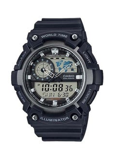 Buy Men's Combination Quartz Analog & Digital Watch AEQ-200W-1AVDF - 54 mm - Black in Saudi Arabia