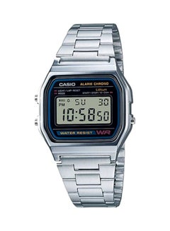 Buy Men's Vintage Series Digital Watch A-158WA-1D - 33 mm - Silver in UAE