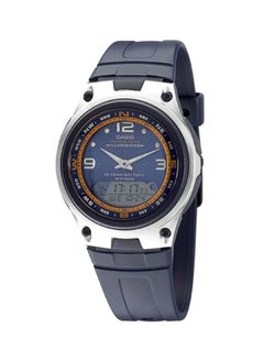 Buy Men's Combination Quartz Analog & Digital Watch AW-82-2AVDF - 40 mm - Blue in Saudi Arabia