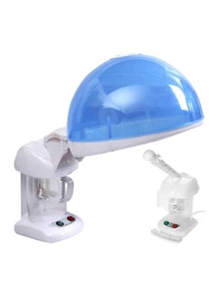 Buy 2-In-1 Portable Mini Face And Hair Steamer Blue/White in Saudi Arabia