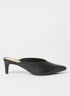 Buy Genoa55 Leather Mule Black in UAE