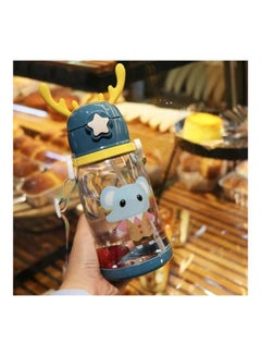 Buy Cartoon Themed Water Bottle With Straw in Egypt