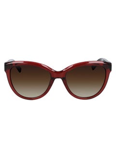 Buy Women's Full Rim ZYL Modified Rectangle  Sunglasses CK21709S-605-5618 in Saudi Arabia