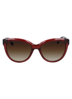 Buy Women's Full Rim ZYL Modified Rectangle  Sunglasses CK21709S-605-5618 in UAE