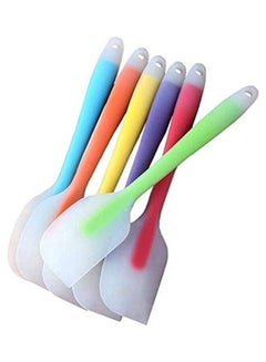 Buy 6-Piece Heat Resistant Non-Stick Silicone Spatula Set Multicolour One Size in Saudi Arabia