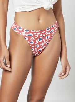 Buy Printed Bikini Bottoms Multicolor in UAE