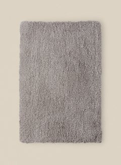 Buy Bath Mat - 100% Polyester 1500 GSM - Urban Living Charisma Bathroom Mat - Hot Melt Backing - Soft And Cushion Mountain Grey 40 x 60cm in Saudi Arabia