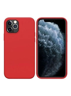 اشتري Flex Pure Silicone Case For Apple iPhone 12 Pro Max أحمر في السعودية