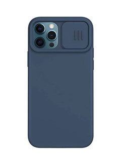 Buy CamShield Silky Silicone Case For Apple iPhone 12 / 12 Pro blue in Saudi Arabia