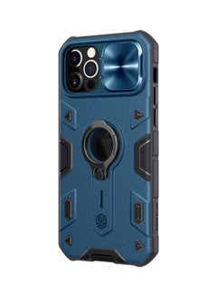 Buy CamShield Armor Case with Dazzling Metal Camera Cover For Apple iPhone 12 / 12 Pro (with Logo cutout) blue in Saudi Arabia
